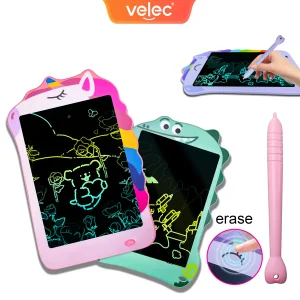 Writing Tablet for Kids, 8.5 Inch Colorful Doodle Board