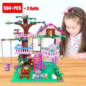Friends City Tree House Castle Building Blocks Sets