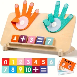 Wooden arithmetic learning board for children over 3