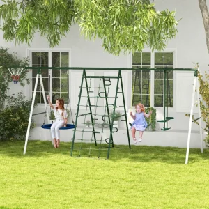 Swing Set for Backyard, 5 in 1