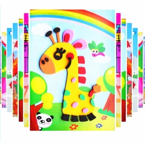 3D Foam Sticker DIY Cartoon Animal Puzzle for Kids